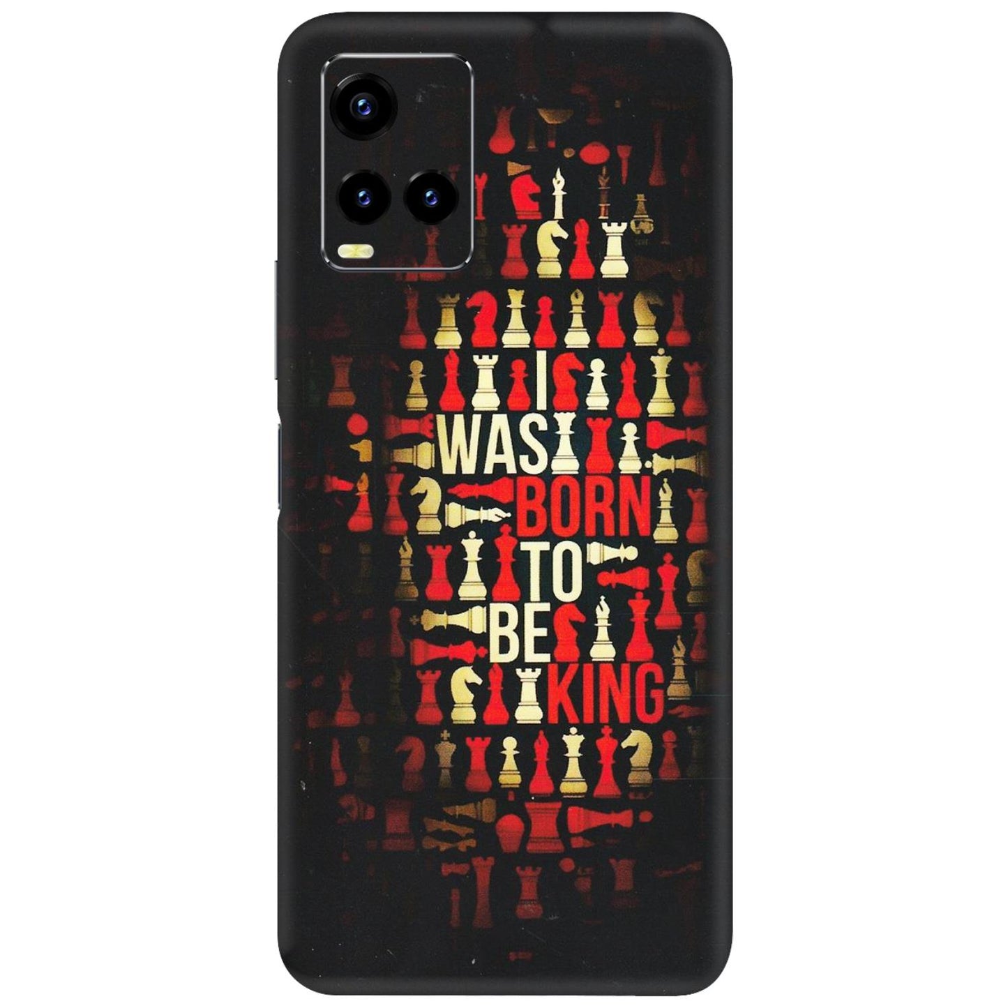 VIVO Y Series Phone Skins (All Models) - Born To Be King - Matte Finish (M-73) Vivo Y21T