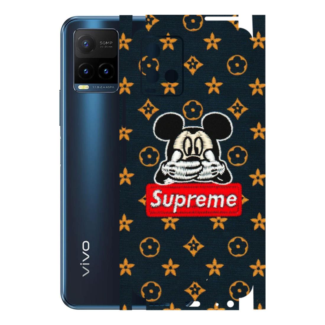 VIVO Y Series Phone Skins (All Models) - Mickey Supreme - Matte Finish (M-83) Vivo Y21T