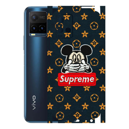 VIVO Y Series Phone Skins (All Models) - Mickey Supreme - Matte Finish (M-83) Vivo Y21T