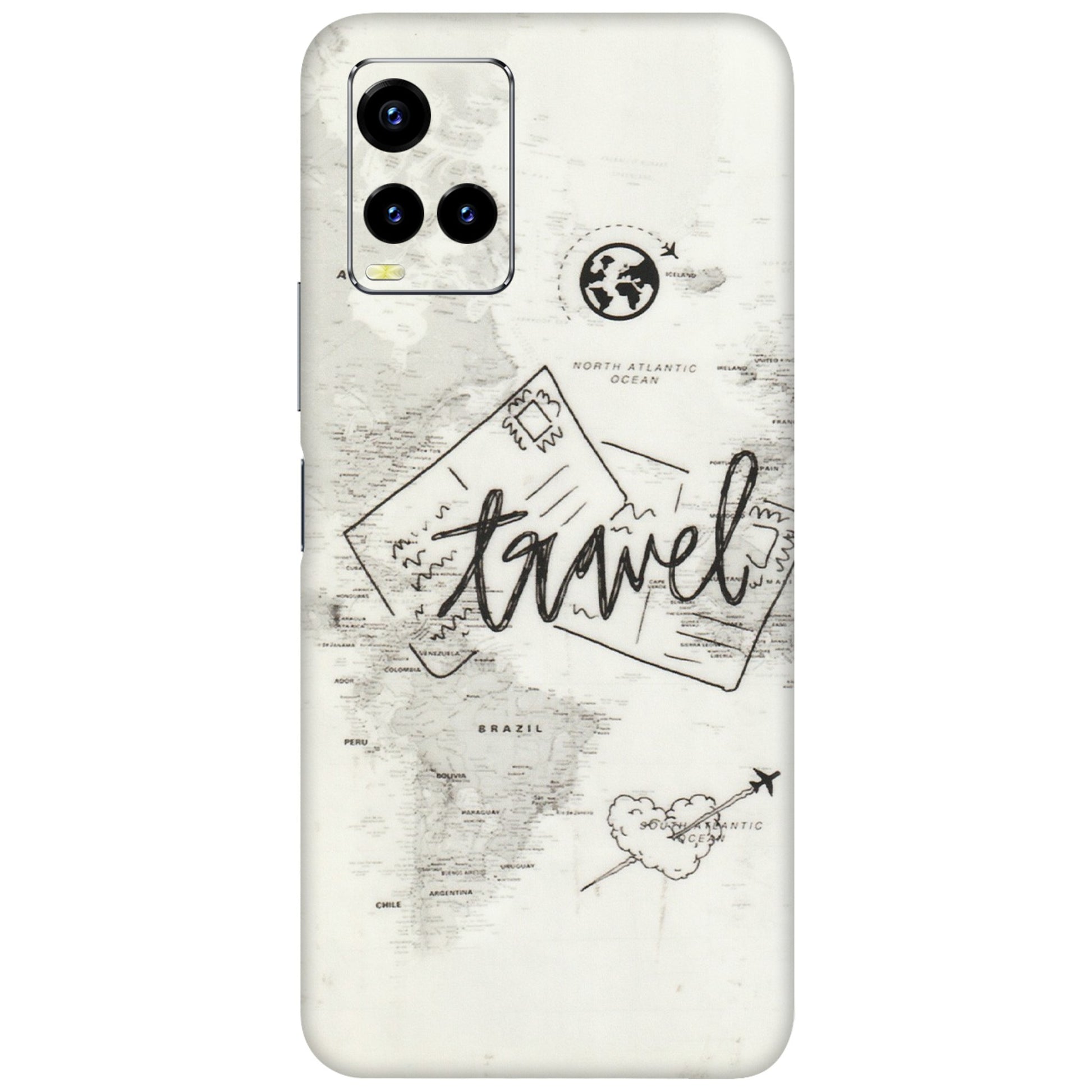 VIVO Y Series Phone Skins (All Models) - Travel Ticket - Transparent Finish (T-06) Vivo Y21T