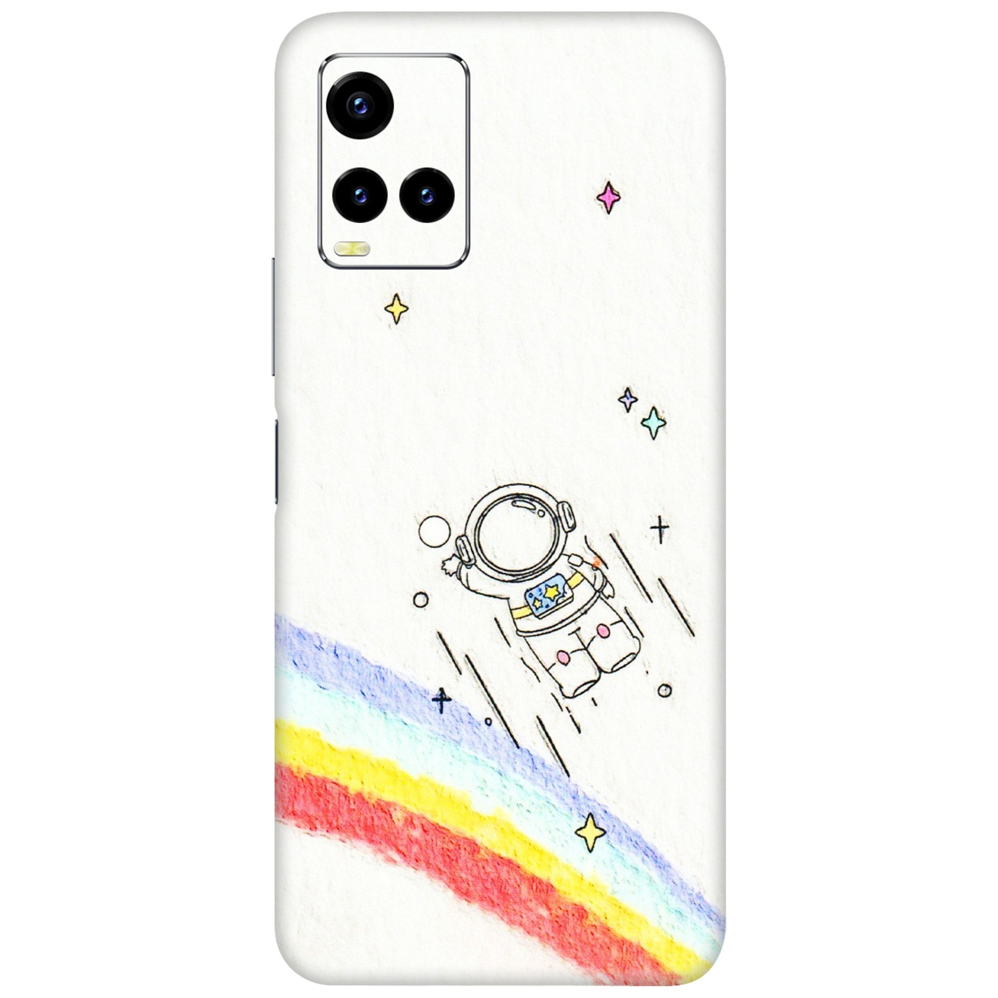 VIVO Y Series Phone Skins (All Models) - Milkyway Astronaut - 3D Embossed Finish (L-110) Vivo Y21 2021
