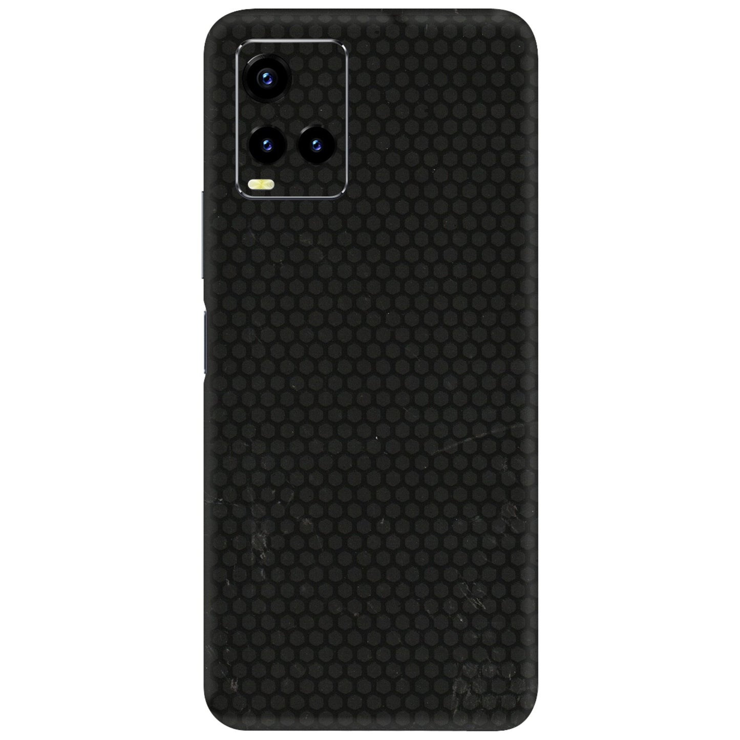 VIVO Y Series Phone Skins (All Models) - Black honeycomb - 3D Embossed Finish (L-114) Vivo Y21 2021