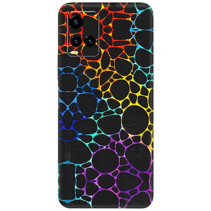 VIVO Y Series Phone Skins (All Models) - Abstract Art MultiColour - 3D Embossed Finish (L-133) Vivo Y21 2021