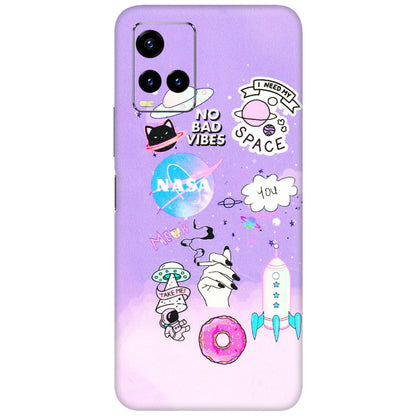 VIVO Y Series Phone Skins (All Models) - I Need My Nasa Skin - 3D Embossed Finish (L-149) Vivo Y21 2021