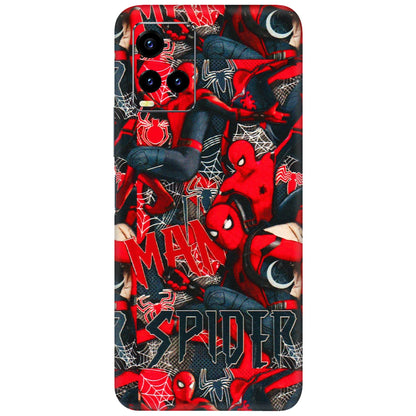 VIVO Y Series Phone Skins (All Models) - SpiderMan Cool - 3D Embossed Finish (L-188) Vivo Y21 2021