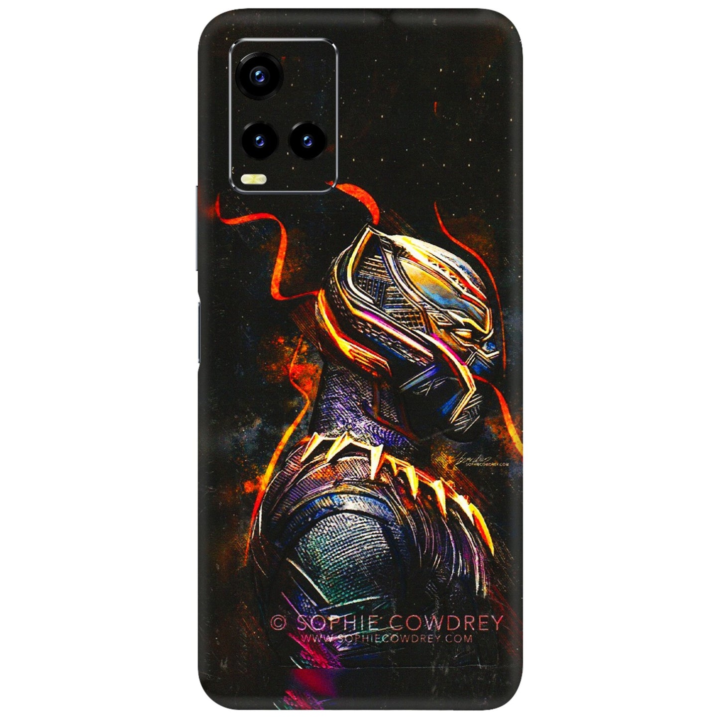 VIVO Y Series Phone Skins (All Models) - Black Panther - 3D Embossed Finish (L-190) Vivo Y21 2021