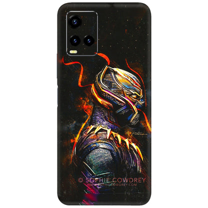 VIVO Y Series Phone Skins (All Models) - Black Panther - 3D Embossed Finish (L-190) Vivo Y21 2021