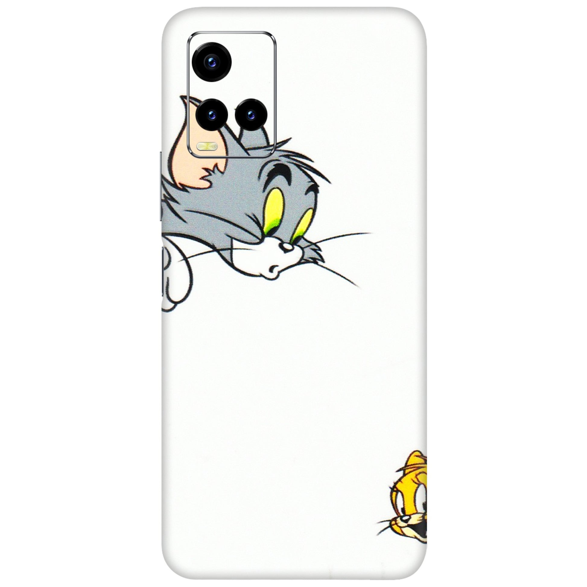 VIVO Y Series Phone Skins (All Models) - Cute Tom And Jerry - 3D Embossed Finish (L-220) Vivo Y21 2021