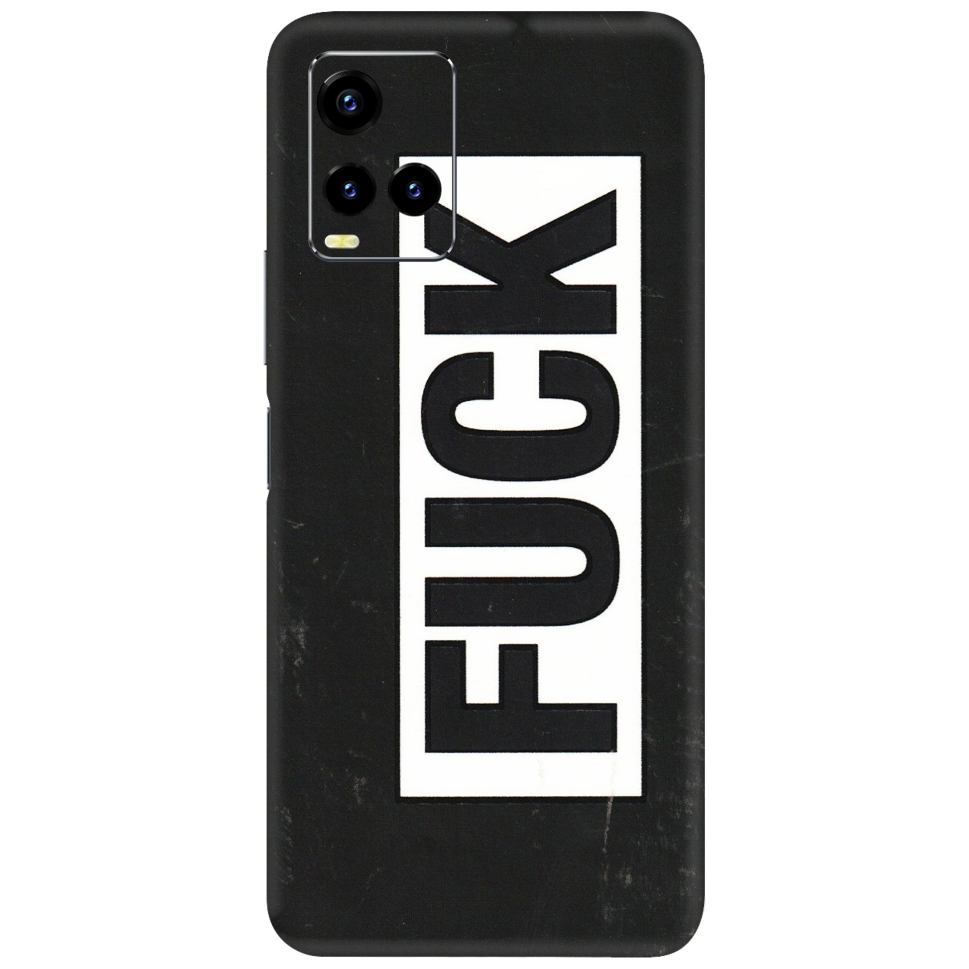 VIVO Y Series Phone Skins (All Models) - The F Word - 3D Embossed Finish (L-255) Vivo Y21 2021