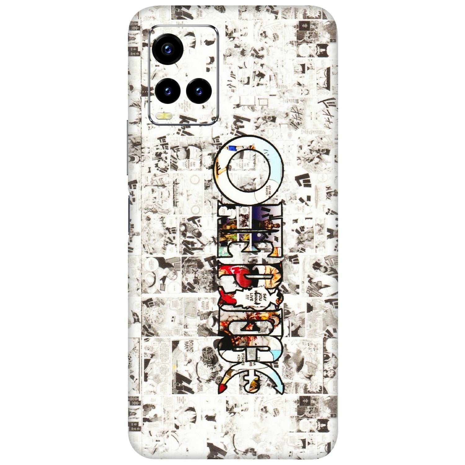 VIVO Y Series Phone Skins (All Models) - One Piece Manga - 3D Embossed Finish (L-26) Vivo Y21 2021