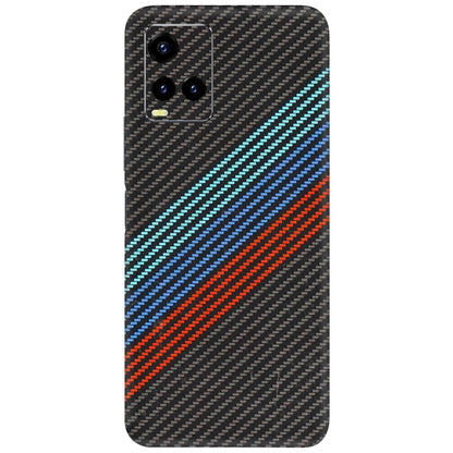 VIVO Y Series Phone Skins (All Models) - Carbon BM - 3D Embossed Finish (L-302) Vivo Y21 2021