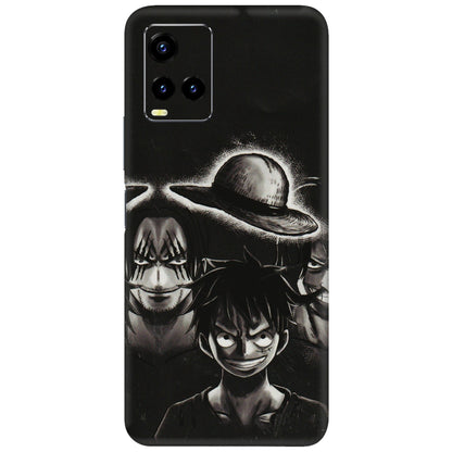 VIVO Y Series Phone Skins (All Models) - Black Luffy Hat - 3D Embossed Finish (L-57) Vivo Y21 2021