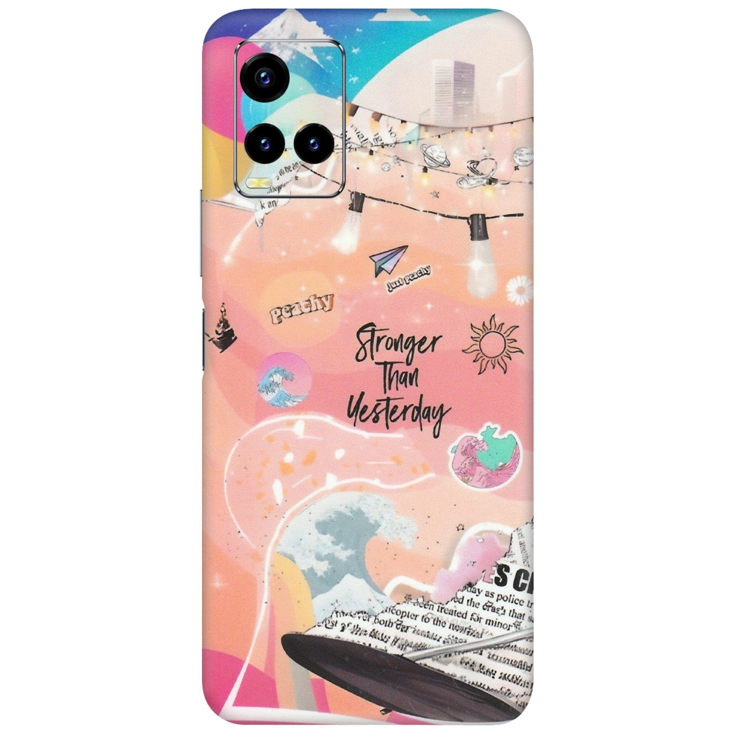 VIVO Y Series Phone Skins (All Models) - Stronger Then Yesterday - Matte Finish (M-128) Vivo Y21 2021