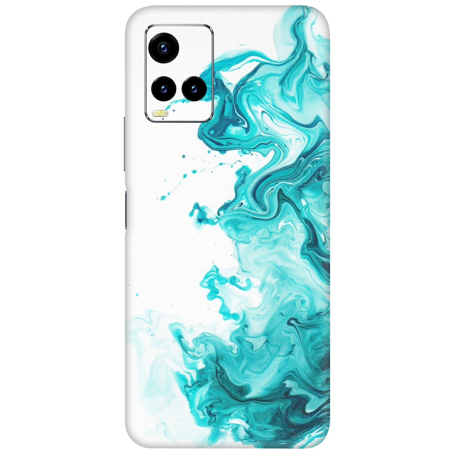VIVO Y Series Phone Skins (All Models) - Sky Blue Abstract Colour - Matte Finish (M-146) Vivo Y21 2021