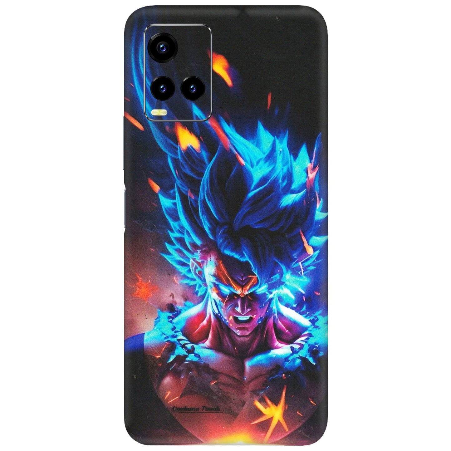 VIVO Y Series Phone Skins (All Models) - Angry Goku Dragon Ball Anime - Matte Finish (M-150) Vivo Y21 2021