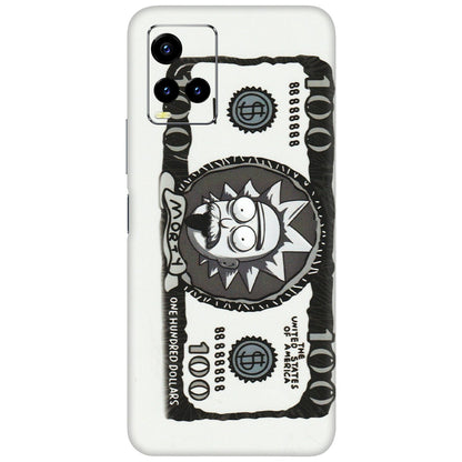 VIVO Y Series Phone Skins (All Models) - Rick And Morty Hundred Dollar Anime - Matte Finish (M-161) Vivo Y21 2021