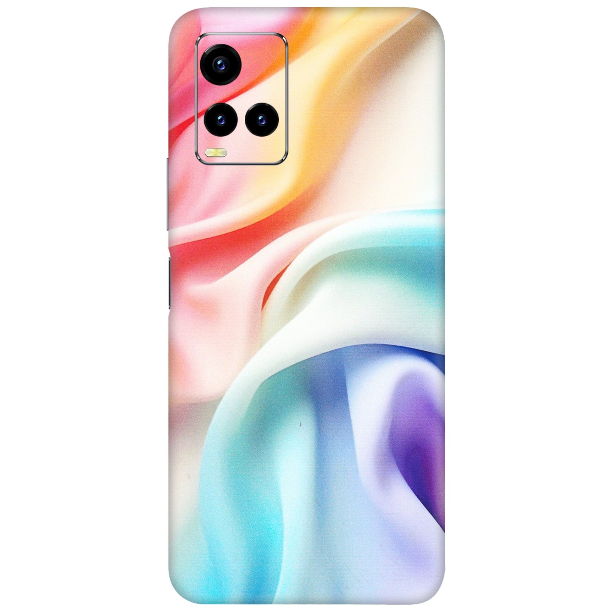 VIVO Y Series Phone Skins (All Models) - Colourful Silk Cloth - Matte Finish (M-165) Vivo Y21 2021