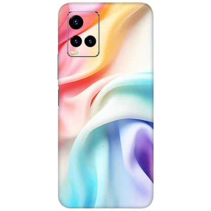 VIVO Y Series Phone Skins (All Models) - Colourful Silk Cloth - Matte Finish (M-165) Vivo Y21 2021