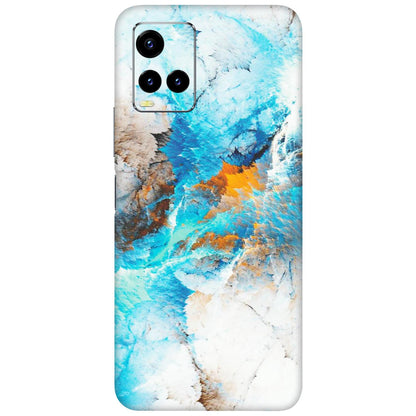 VIVO Y Series Phone Skins (All Models) - Blue Waves Abstract - Matte Finish (M-19) Vivo Y21 2021