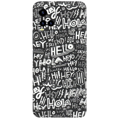VIVO Y Series Phone Skins (All Models) - Hi Hello Doodles - Matte Finish (M-25) Vivo Y21 2021