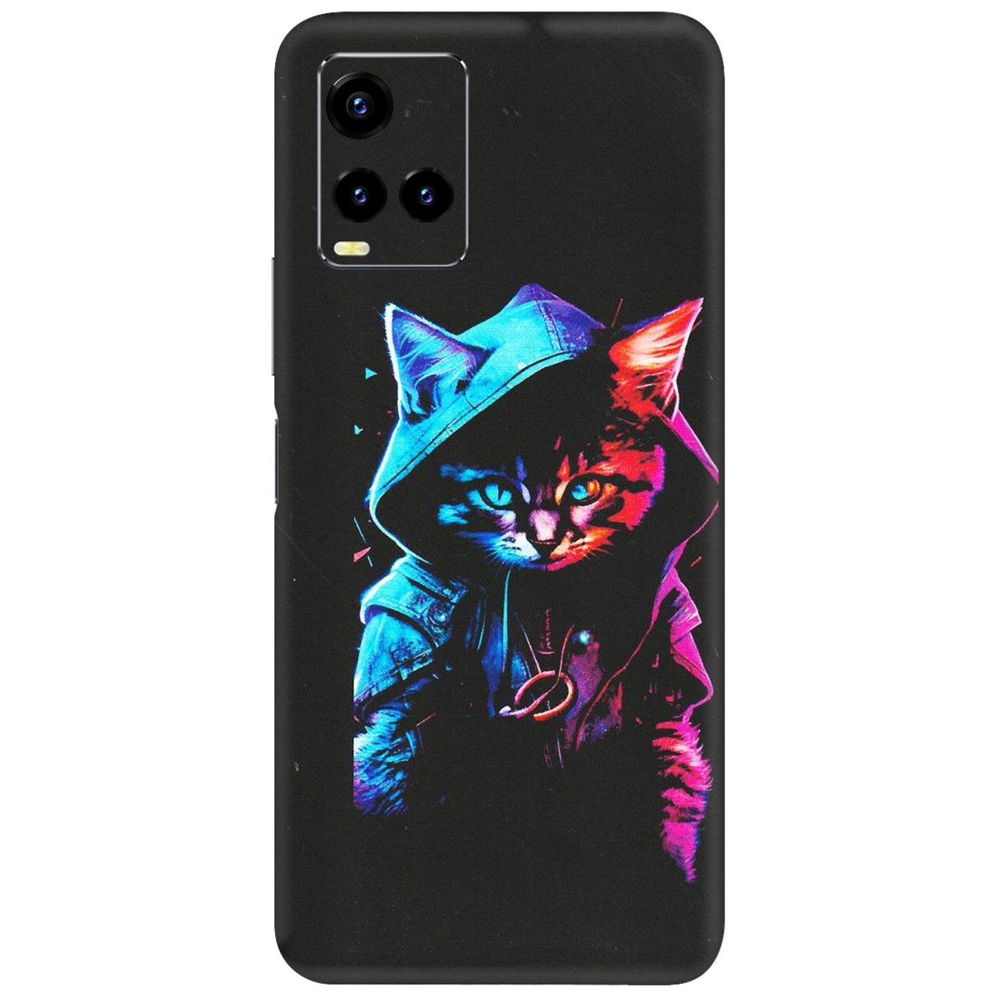 VIVO Y Series Phone Skins (All Models) - Cyberpunk Cat - Matte Finish (M-45) Vivo Y21 2021