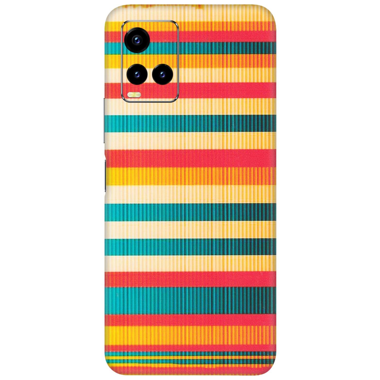 VIVO Y Series Phone Skins (All Models) - Colourful Stripes Soothing Effect - Matte Finish (M-86) Vivo Y21 2021