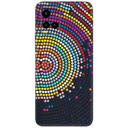VIVO Y Series Phone Skins (All Models) - Rainbow Dot Mandala - Matte Finish (M-97) Vivo Y21 2021