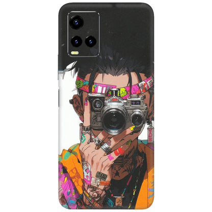 VIVO Y Series Phone Skins (All Models) - Camera Lover Girl - Matte Finish (M-09) Vivo Y21 2021
