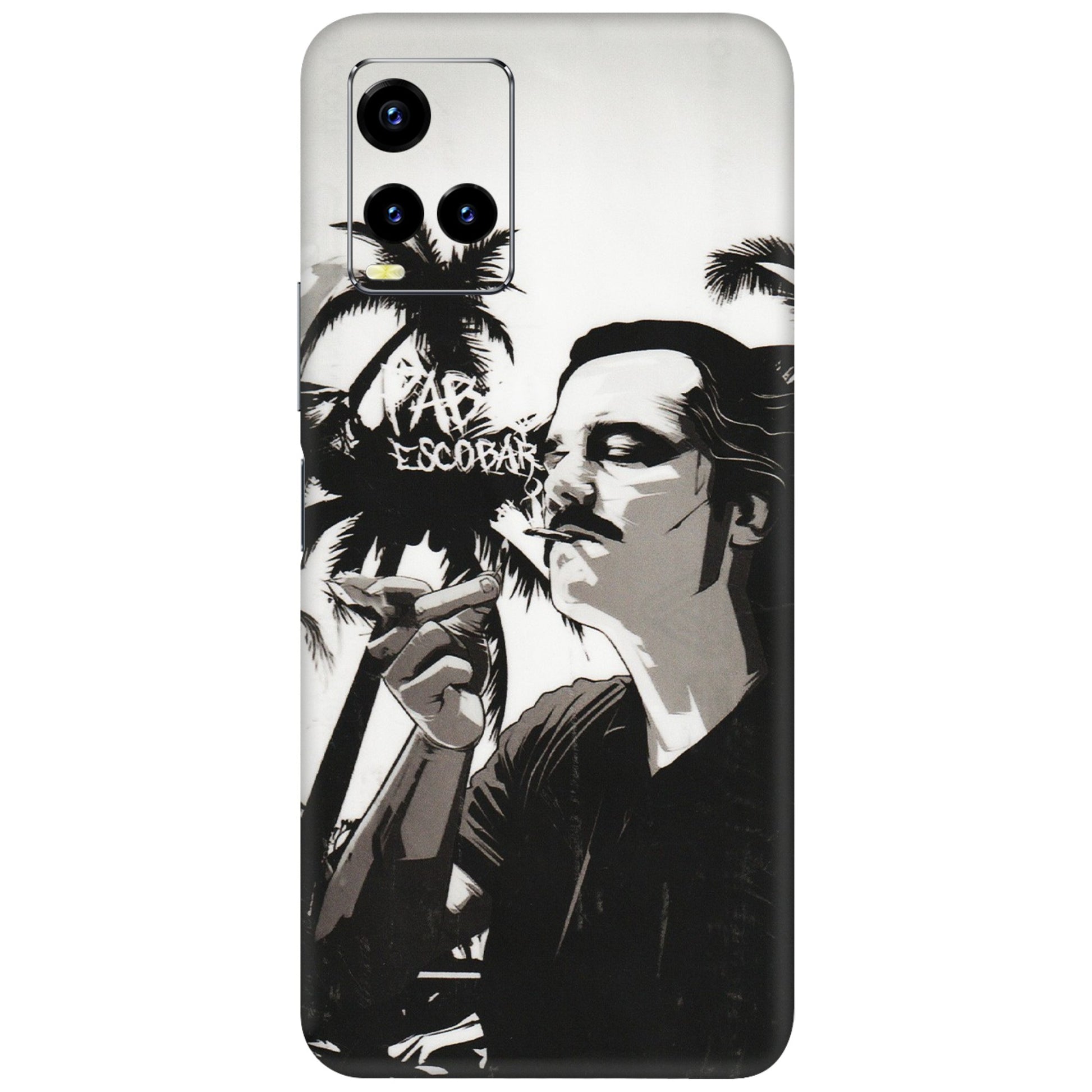VIVO Y Series Phone Skins (All Models) - Pab Escobar - Transparent Finish (T-05) Vivo Y21 2021