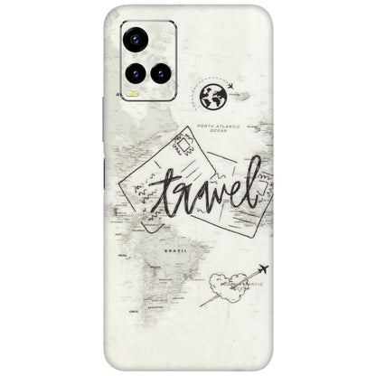 VIVO Y Series Phone Skins (All Models) - Travel Ticket - Transparent Finish (T-06) Vivo Y21 2021