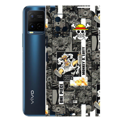 VIVO Y Series Phone Skins (All Models) - Cuffy Anime MonkeyCamic - 3D Embossed Finish (L-242) Vivo Y21 G
