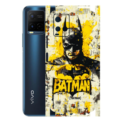 VIVO Y Series Phone Skins (All Models) - Batman Yellow BT - 3D Embossed Finish (L-304) Vivo Y21 G