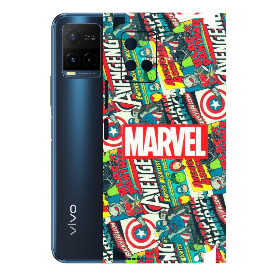 VIVO Y Series Phone Skins (All Models) - Marvel Comic Lover - Matte Finish (M-30) Vivo Y21 G