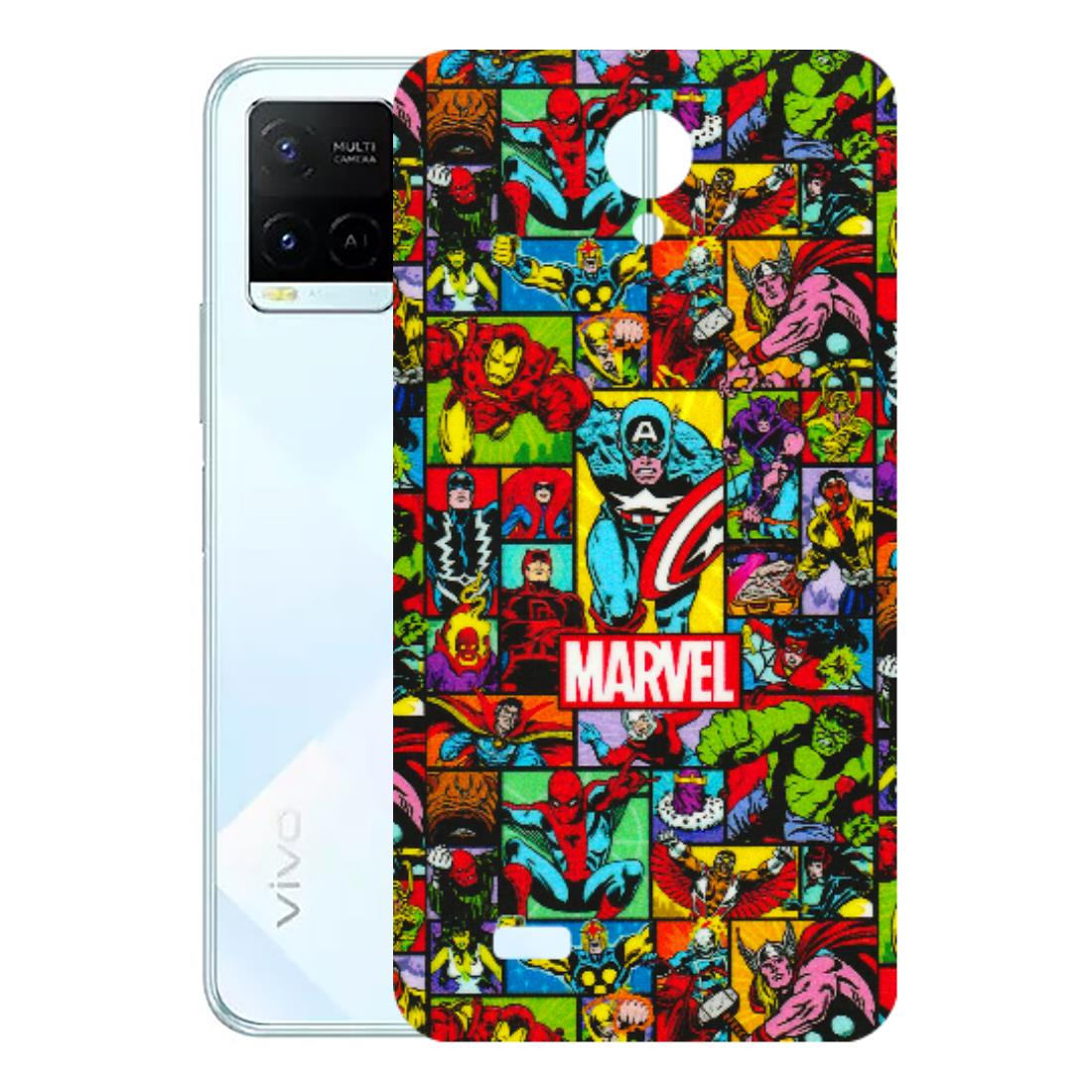 VIVO Y Series Phone Skins (All Models) - MARVELOUS Comic Characters - 3D Embossed Finish (L-129) Vivo Y21