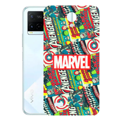 VIVO Y Series Phone Skins (All Models) - Marvel Comic Lover - Matte Finish (M-30) Vivo Y21