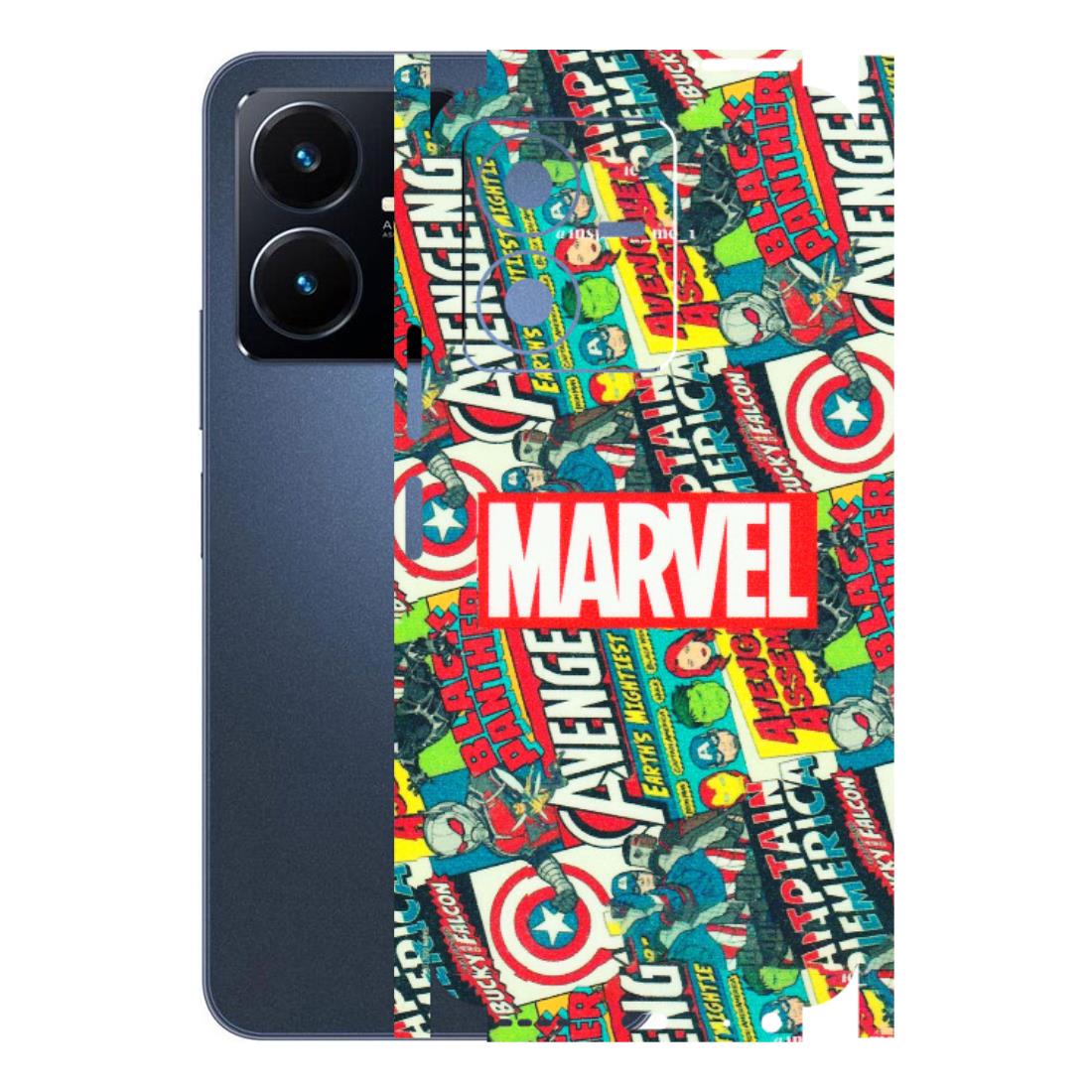 VIVO Y Series Phone Skins (All Models) - Marvel Comic Lover - Matte Finish (M-30) Vivo Y22 2022
