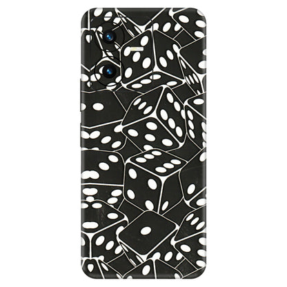 VIVO Y Series Phone Skins (All Models) - Big Black Dices - 3D Embossed Finish (L-106) Vivo Y22 2022