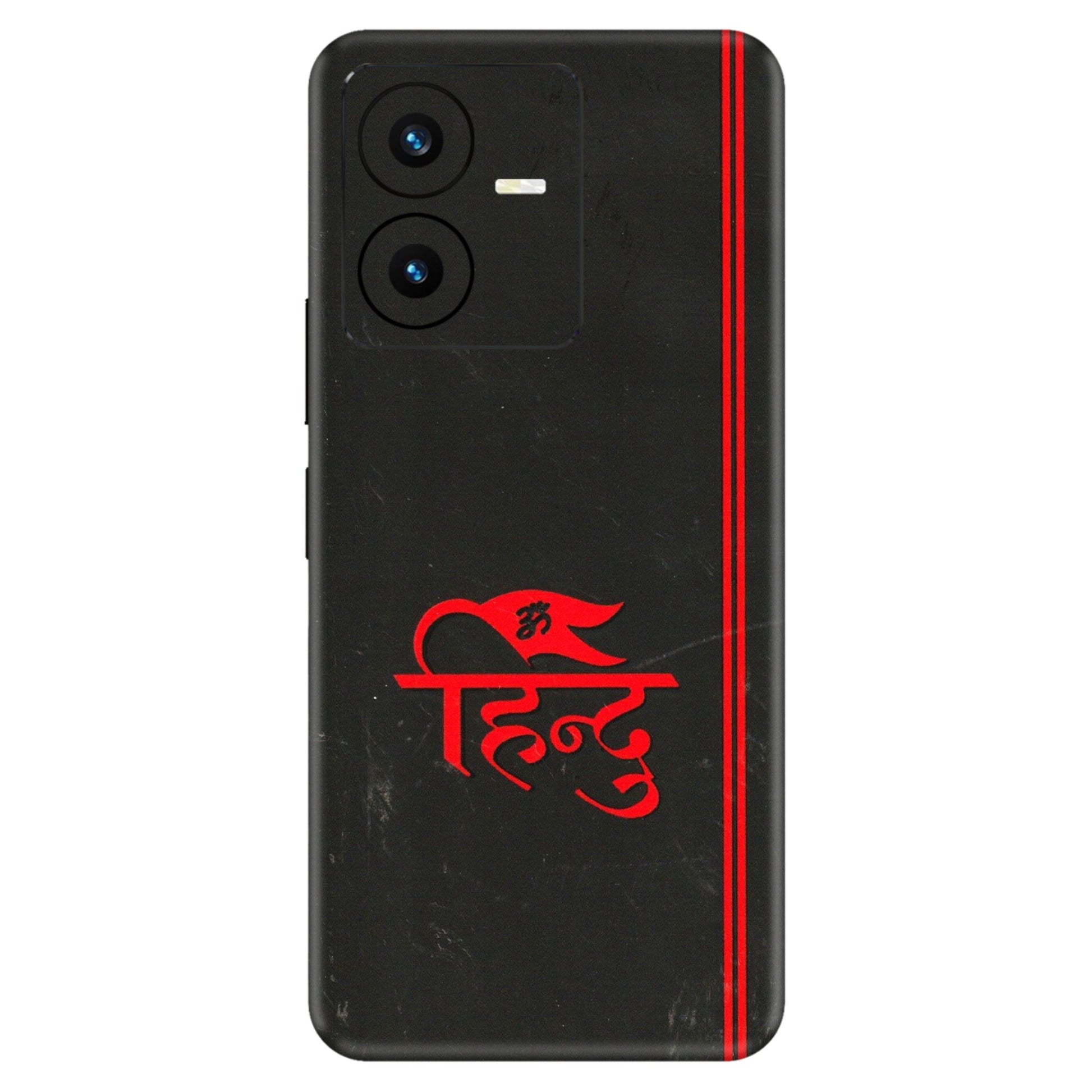 VIVO Y Series Phone Skins (All Models) - Hindu Black - 3D Embossed Finish (L-153) Vivo Y22 2022