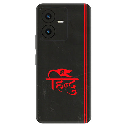 VIVO Y Series Phone Skins (All Models) - Hindu Black - 3D Embossed Finish (L-153) Vivo Y22 2022