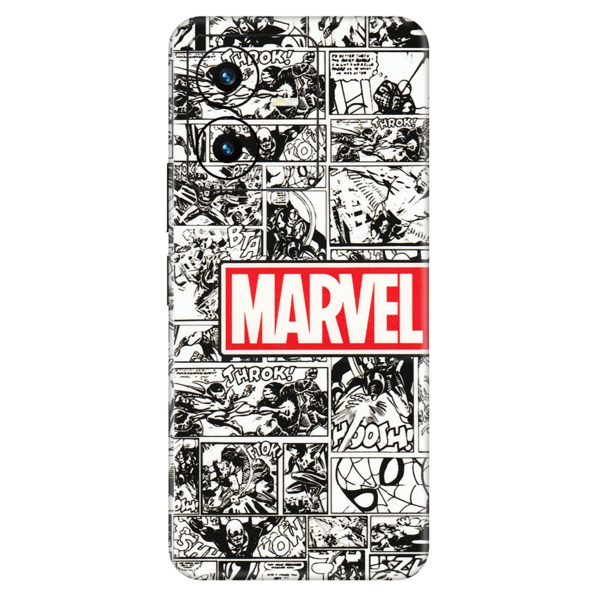 VIVO Y Series Phone Skins (All Models) - Marvel Comic - 3D Embossed Finish (L-171) Vivo Y22 2022