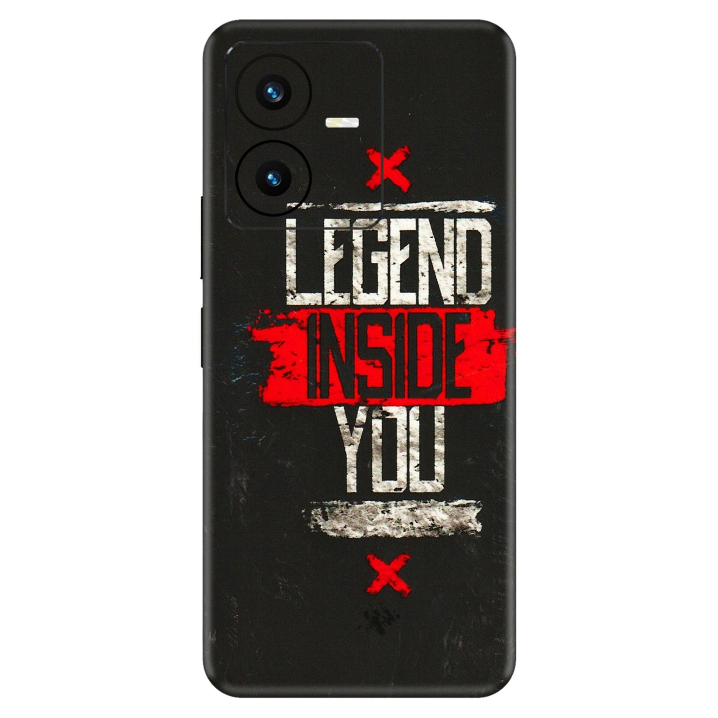 VIVO Y Series Phone Skins (All Models) - Legend Inside You - 3D Embossed Finish (L-186) Vivo Y22 2022