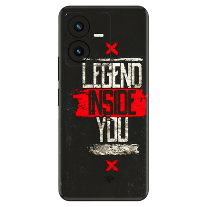 VIVO Y Series Phone Skins (All Models) - Legend Inside You - 3D Embossed Finish (L-186) Vivo Y22 2022