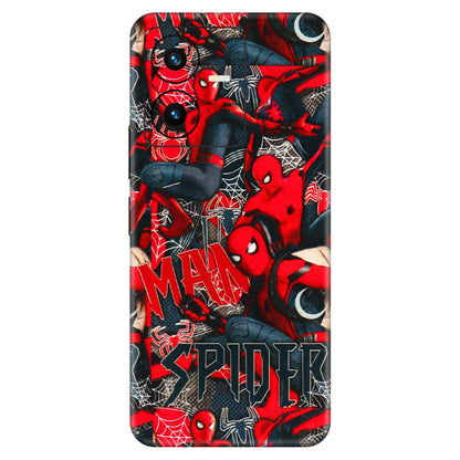 VIVO Y Series Phone Skins (All Models) - SpiderMan Cool - 3D Embossed Finish (L-188) Vivo Y22 2022