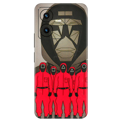 VIVO Y Series Phone Skins (All Models) - Squid Game Hero - 3D Embossed Finish (L-245) Vivo Y22 2022
