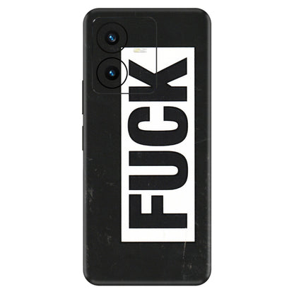 VIVO Y Series Phone Skins (All Models) - The F Word - 3D Embossed Finish (L-255) Vivo Y22 2022