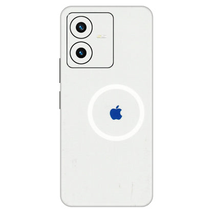 VIVO Y Series Phone Skins (All Models) - iPhone Magsafe Logo - 3D Embossed Finish (L-320) Vivo Y22 2022