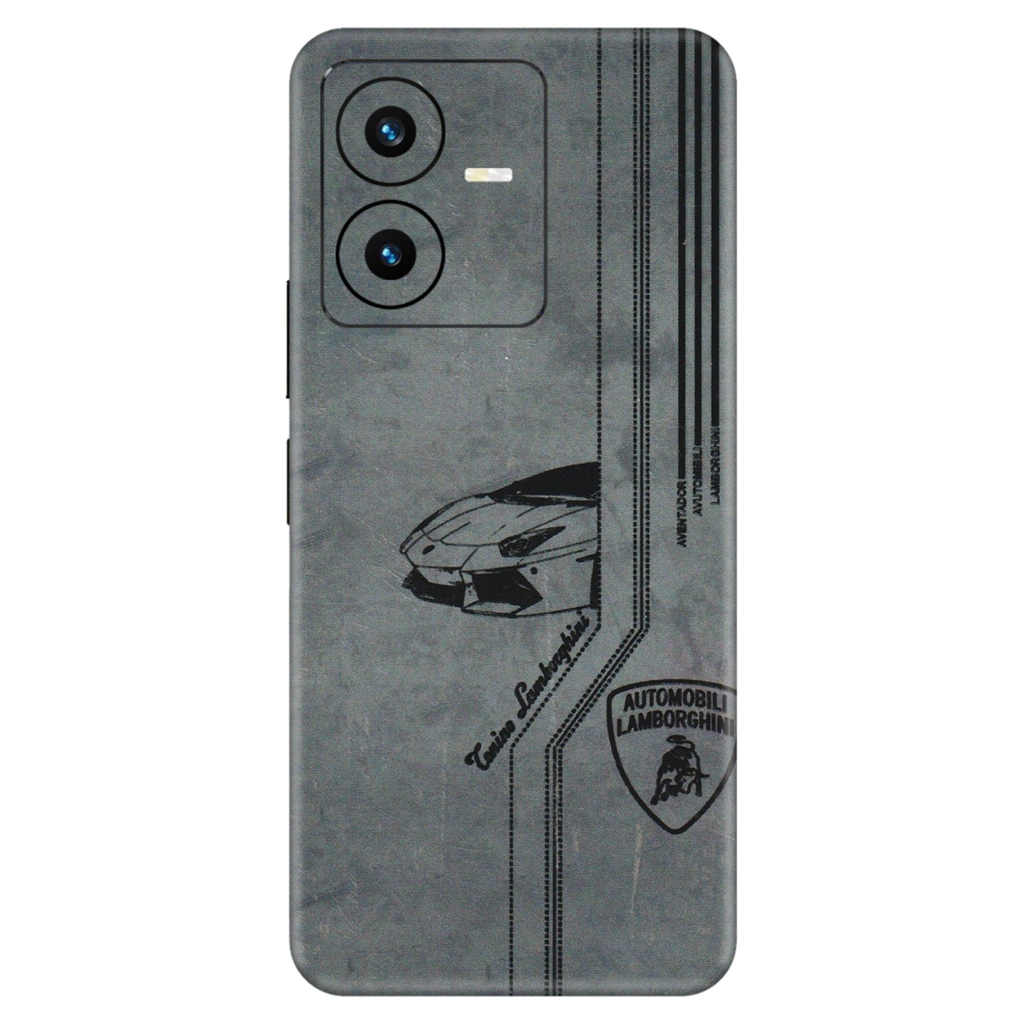 VIVO Y Series Phone Skins (All Models) - New Lamborgini Aventador - 3D Embossed Finish (L-321) Vivo Y22 2022