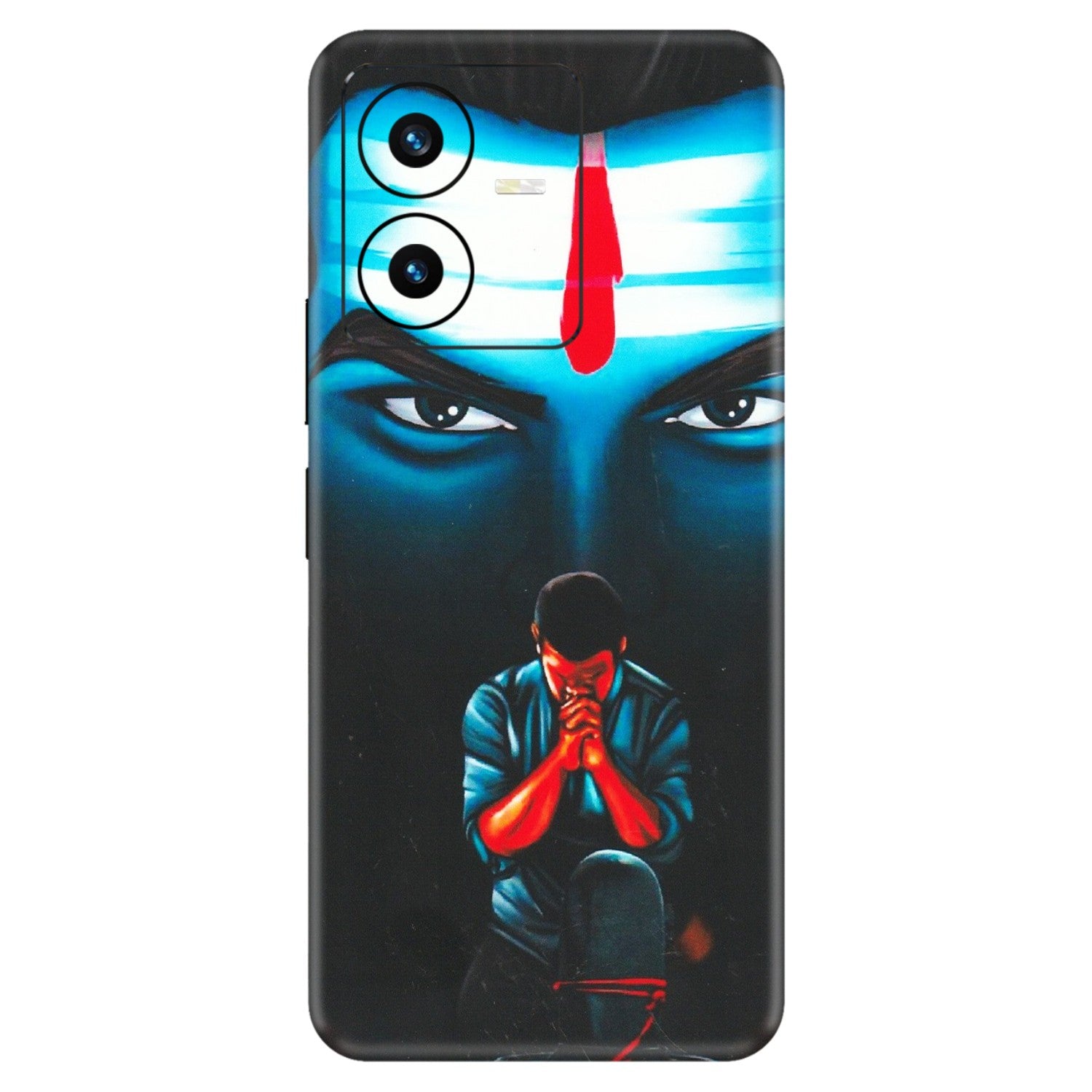 VIVO Y Series Phone Skins (All Models) - Mahakal Bhakt - Matte Finish (M-112) Vivo Y22 2022