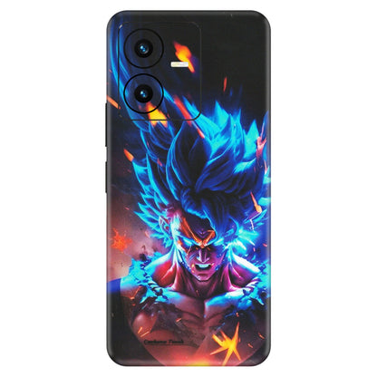 VIVO Y Series Phone Skins (All Models) - Angry Goku Dragon Ball Anime - Matte Finish (M-150) Vivo Y22 2022
