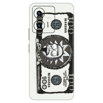 VIVO Y Series Phone Skins (All Models) - Rick And Morty Hundred Dollar Anime - Matte Finish (M-161) Vivo Y22 2022